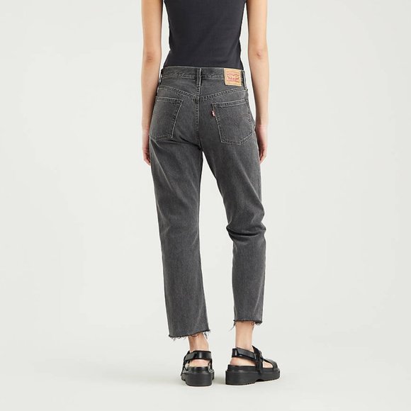 Levi's Women's Straight Leg Jeans - Black - Picture 3 of 10